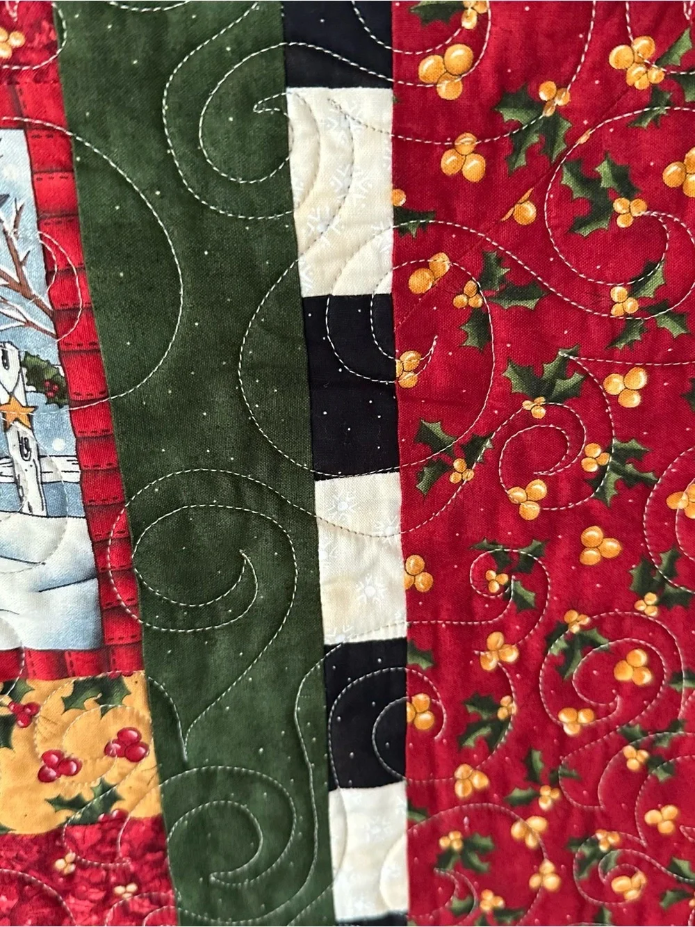 Winter Welcome Lap/Wall Quilt‎ Holly Jolly Snowmen Kathy Schmidt Moda Kit Winter